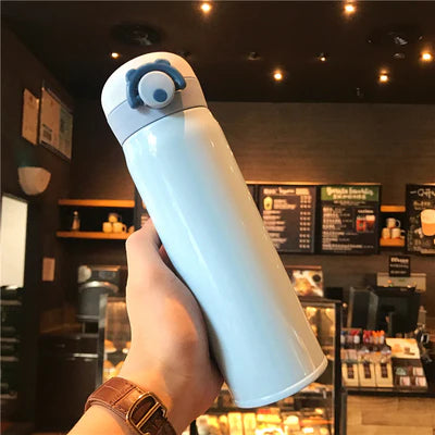 【24-Hour Long-Lasting Insulation】316 Stainless Steel Vacuum Insulated Bottle | One-Touch Lid | Lightweight & Portable